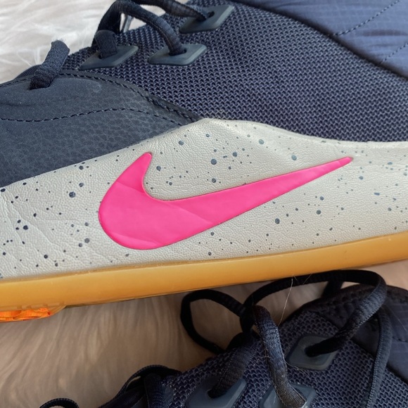 Nike Paul George PG3 A02607-401  Obsidian/Pink Blast Men's Sz 17 Basketball Shoe - Picture 8 of 10